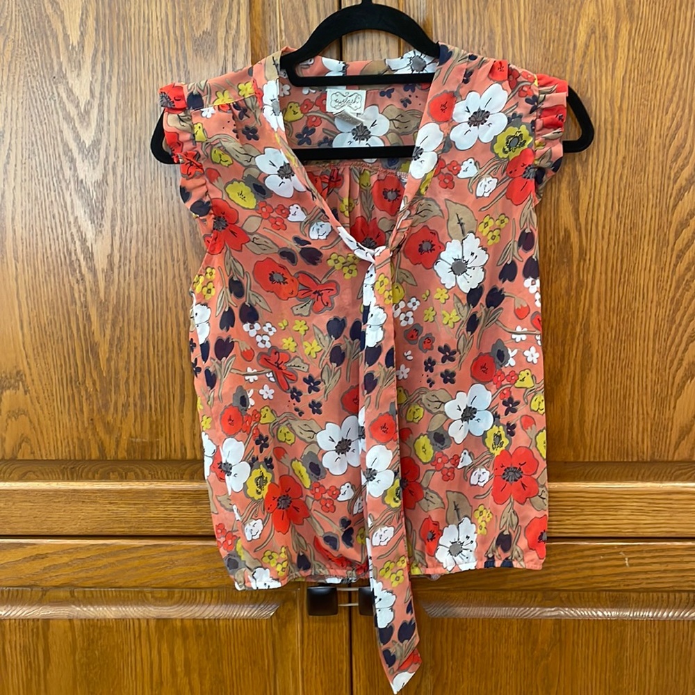 Eyelash couture size small sheer tank top